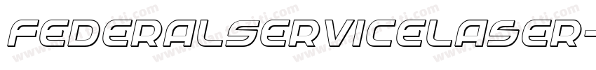 FederalServiceLaser-pEjR字体转换