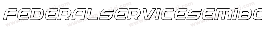 FederalServiceSemiBold-yRZq字体转换