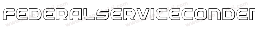 FederalServiceCondensed-X1yo字体转换