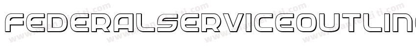 FederalServiceOutline-5GPx字体转换