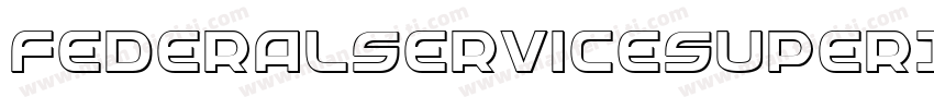 FederalServiceSuperItalic-81xB字体转换