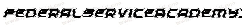 FederalServiceAcademyItalic-vl2D字体转换