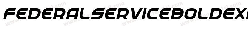 FederalServiceBoldExpanded-dmo6字体转换
