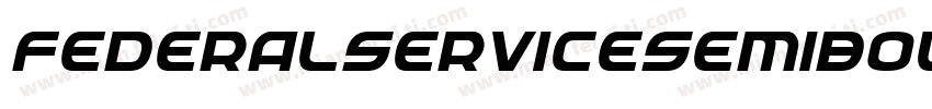 FederalServiceSemiBoldCondensed-9RW7字体转换
