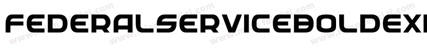 FederalServiceBoldExpanded-dmo6字体转换