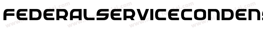 FederalServiceCondensed-X1yo字体转换
