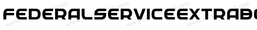 FederalServiceExtraboldExpanded-av8x字体转换