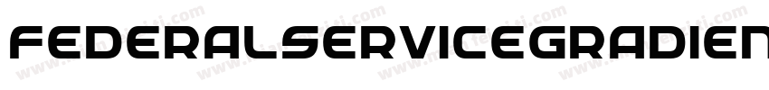 FederalServiceGradientItalic-3AeZ字体转换