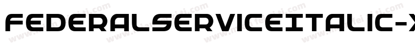 FederalServiceItalic-x1O8字体转换