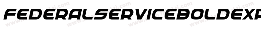 FederalServiceBoldExpanded-dmo6字体转换