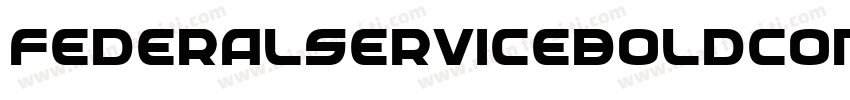 FederalServiceBoldCondensed-7nwl字体转换