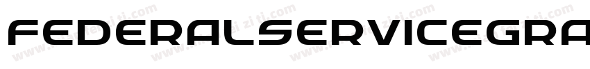 FederalServiceGradientItalic-3AeZ字体转换