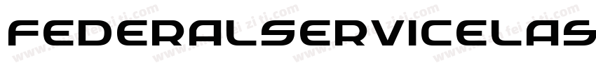 FederalServiceLaser-pEjR字体转换