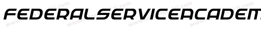 FederalServiceAcademyItalic-vl2D字体转换