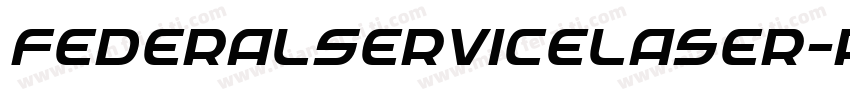 FederalServiceLaser-pEjR字体转换