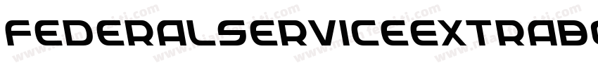 FederalServiceExtrabold-0A84字体转换