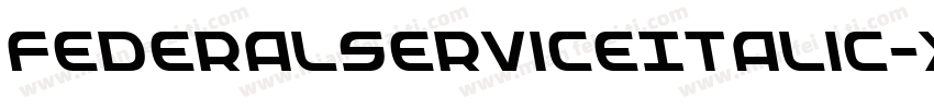 FederalServiceItalic-x1O8字体转换