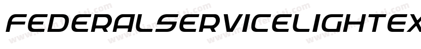 FederalServiceLightExpanded-GLry字体转换