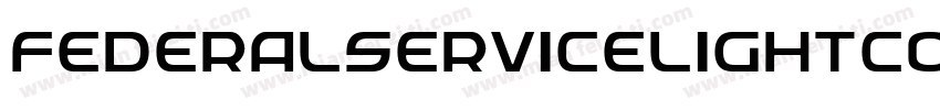 FederalServiceLightCondensed-V9M0字体转换