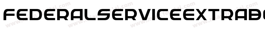 FederalServiceExtrabold-0A84字体转换