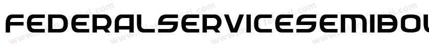 FederalServiceSemiBold-yRZq字体转换