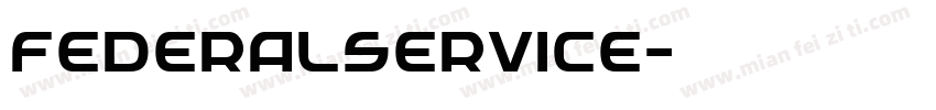 federalservice字体转换