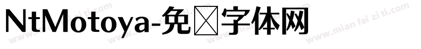 NtMotoya字体转换