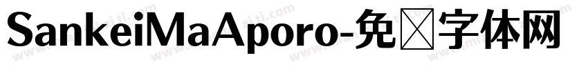 SankeiMaAporo字体转换