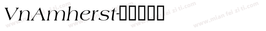 VnAmherst字体转换