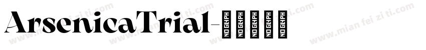 ArsenicaTrial字体转换