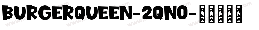 BurgerQueen-2qno字体转换