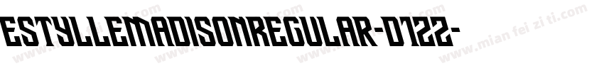 EstylleMadisonRegular-d1ZZ字体转换