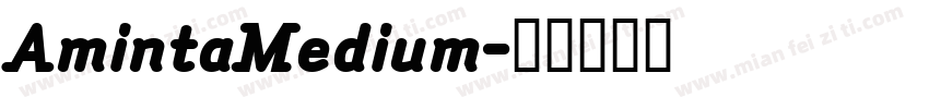 AmintaMedium字体转换