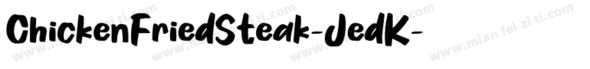 ChickenFriedSteak-JedK字体转换