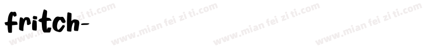 fritch字体转换
