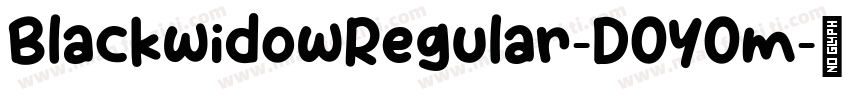 BlackwidowRegular-DOYOm字体转换