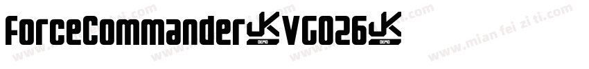 ForceCommander-VGOZ6字体转换