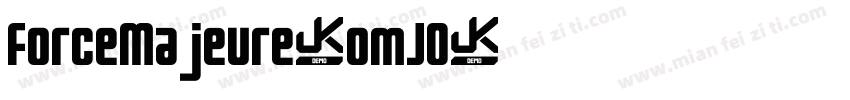 ForceMajeure-omJ0字体转换