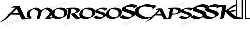 AmorosoSCapsSSK字体转换