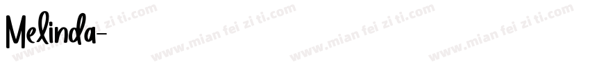 Melinda字体下载字体转换