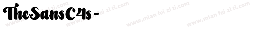 TheSansC4s字体转换