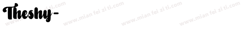 Theshy字体转换