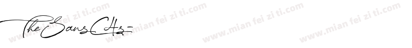 TheSansC4s字体转换