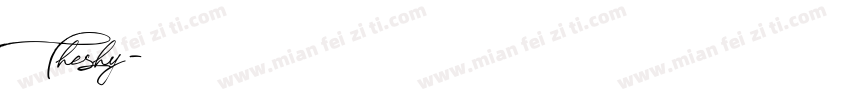 Theshy字体转换