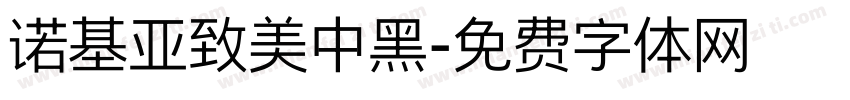 诺基亚致美中黑字体转换