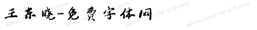 王东晓字体转换