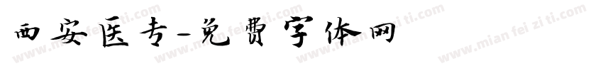 西安医专字体转换