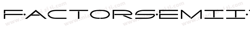FactorSemiItalic-G2my字体转换