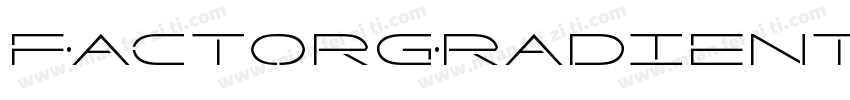 FactorGradient-ABMx字体转换