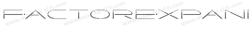 FactorExpanded-pzXR字体转换